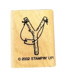 Stampin' Up! Vintage 2002 Slingshot Rubber Stamp